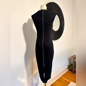 NWT! Express Black Midi Work Dress